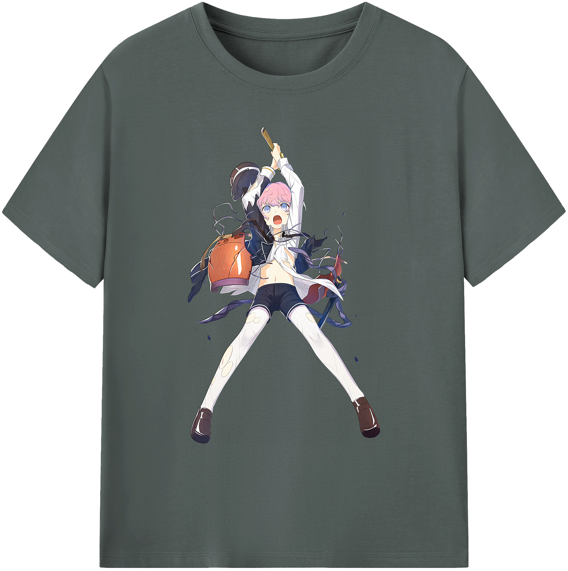 （画像用） 刀剣乱舞 Touken Ranbu 綿100％ メンズ半袖Tシャツ｜肌触りやわらか＆通気性